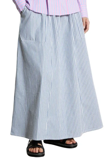 LOLLYS LAUNDRY Skirts-AKANELL MAXI SKIRT STRIPE