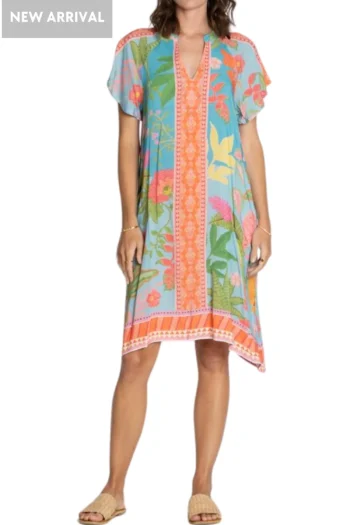 LULA SOUL Dresses-ANASSA DRESS STEEL-BLUE