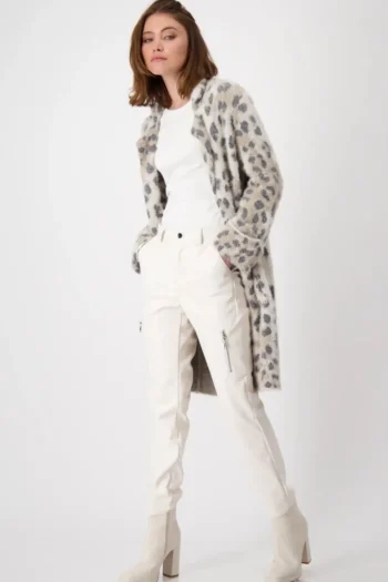 MONARI Jackets-KNIT COAT ANIMAL