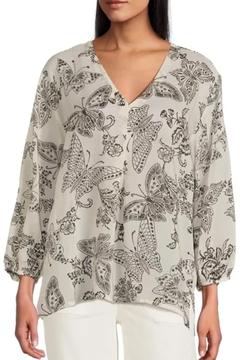 JOHNNY WAS Blouses-ARLO BLOUSE WHITE