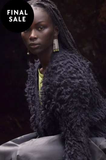 ELK Cardigans-ARNON CARDIGAN BLACK