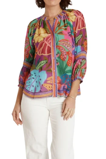 LULA SOUL Tops-AUBERGE TOP MULTI