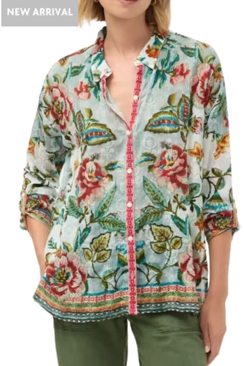JOHNNY WAS Shirts-AUDREY BUTTON UP SHIRT MULTI
