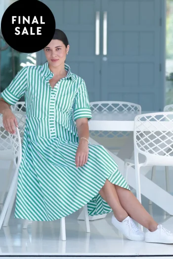 FOIL Dresses-AWARD WINNING DRESS GREEN