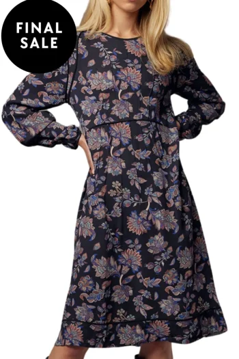 MADLY SWEETLY Dresses-BIZZY LIZZY DRESS MIDNIGHT