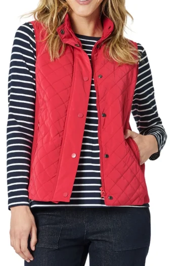 GORDON SMITH Vests|Weekend Edit-BRIGHTON PUFFER VEST RED