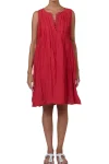 NAMASTAI Dresses-BUTTON FRONT DRESS