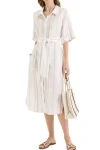 YARRA TRAIL Dresses|Weekend Edit-BYRON DRESS WHITE-TWINE