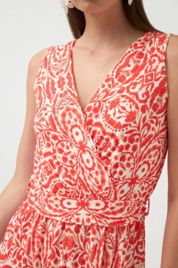 TINTA Dresses-CAMI DRESS RED