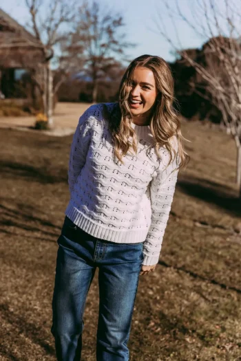 FOXWOOD Jumpers|Winter Style-CARTER KNIT VINTAGE-WHITE