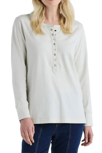 LANIA T Shirts|Tops-CHALK TOP