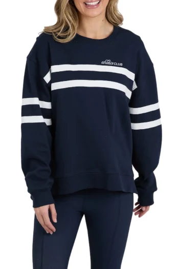 FOXWOOD Tracksuits|Track Tops-CLUB CREW NAVY