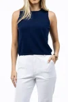 HUMIDITY Tops-COLLETTE TANK NAVY