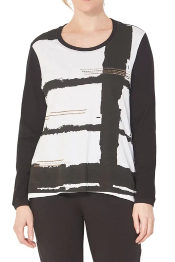 VERGE Tops|Winter Style-COSTELLO TOP WHITE