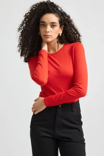 TOORALLIE Tops-CREW MERINO TEE