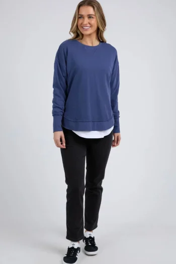 FOXWOOD Tracksuits|Track Tops-DELILAH CREW-55X0093