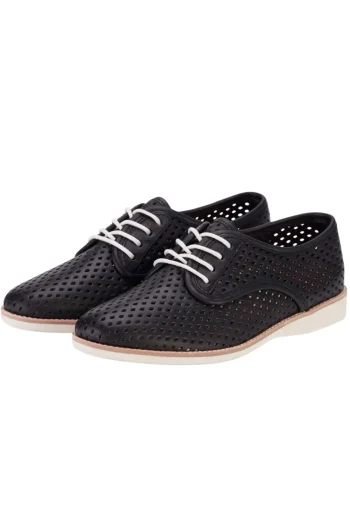 ROLLIES Shoes|Winter Style-DERBY PUNCH BLACK