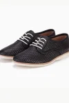 ROLLIES Shoes-DERBY PUNCH OVERLAY BLACK-ROSE-GOLD