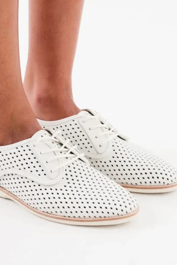 ROLLIES Shoes-DERBY PUNCH WHITE