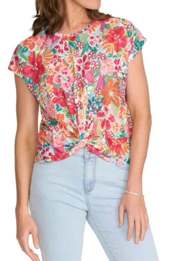 FOIL Tops|Travel Essentials-DO THE TWIST TOP