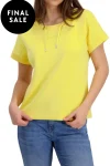 MONARI T Shirts|Tops-DRAWSTRING TEE