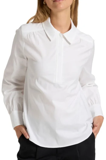 YARRA TRAIL Tops|Winter Style-EARTHLY TOP WHITE