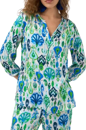 TINTA Shirts-ELENE SHIRT ROYAL-BLUE