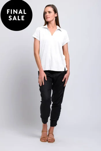 FOIL Tops-FEATURE TOP WHITE