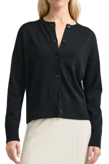 TOORALLIE Cardigans-FINE KNIT CARDIGAN