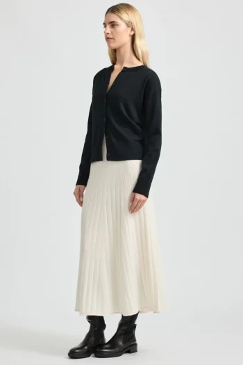 TOORALLIE Cardigans-FINE KNIT CARDIGAN