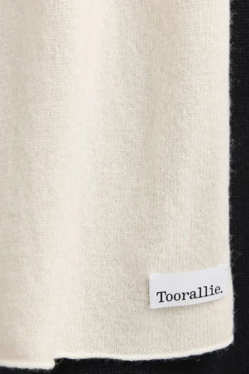 TOORALLIE Scarves-FINE WOOL SCARF IVORY