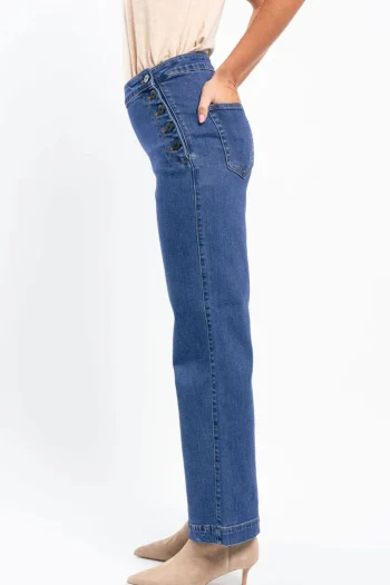 KIREINA Jeans|Winter Style-FREYA SAILOR MID-WASH