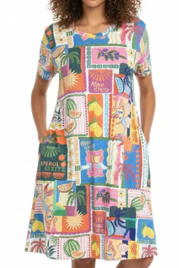 FOIL Dresses-FROCK DRESS