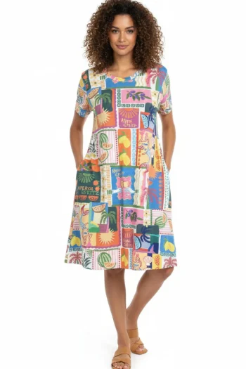 FOIL Dresses-FROCK DRESS