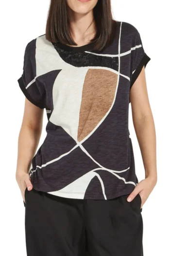 VERGE Tops-GENESIS TOP PRINT