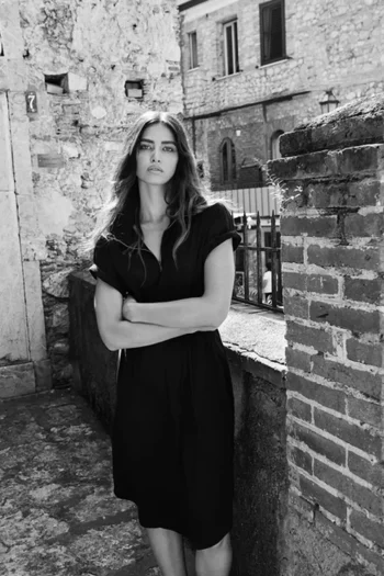 MELA PURDIE Dresses-HALF ZIP DRESS HIDE