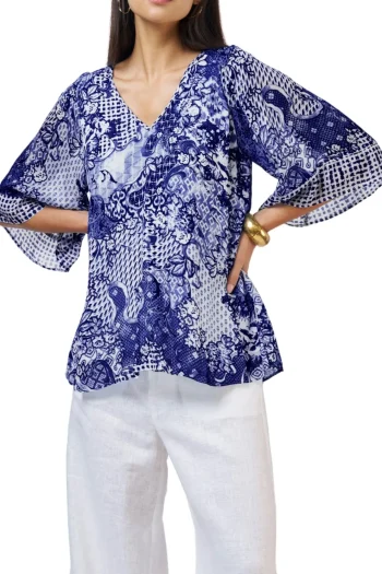 LOOBIES STORY Blouses-ISLA BLOUSE COBALT