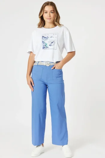 THREADZ T Shirts-ITALIA TEE WHITE