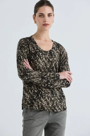 LANIA Tops-JAGGER TOP ANIMAL