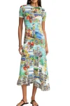 JOHNNY WAS Dresses-JANIE ASYMMETRIC HEM DRESS MULTI