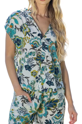 CIENNA Tops-KAYA CLARE TOP PRINT