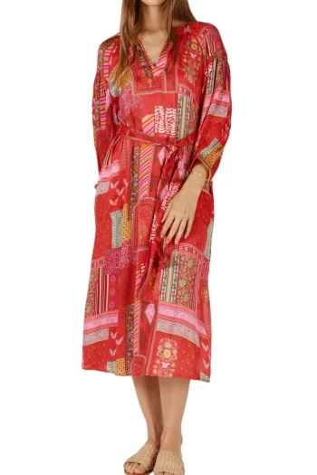 RUBY YAYA Dresses-KHARI MAXI RED