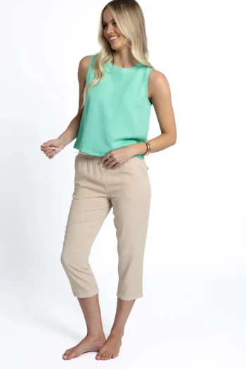 HUMIDITY Pants-LA LIDO PANT LATTE