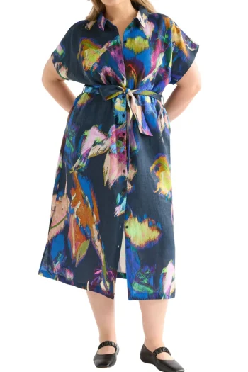 ELK Dresses-LATO DRESS PRINT