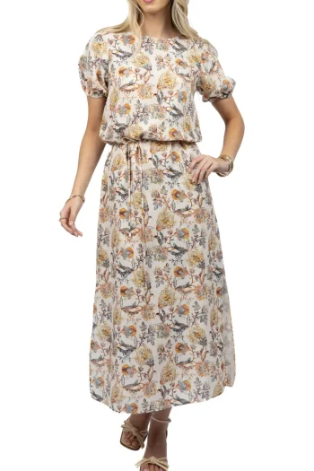 HUMIDITY Dresses-LILLIAN DRESS KAFFIR PRINT