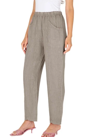 MADE IN ITALY Pants|Weekend Edit-LINEN PANTS
