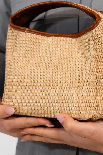 ELMS+KING Bags-LINTON WEAVE XBODY NATURAL