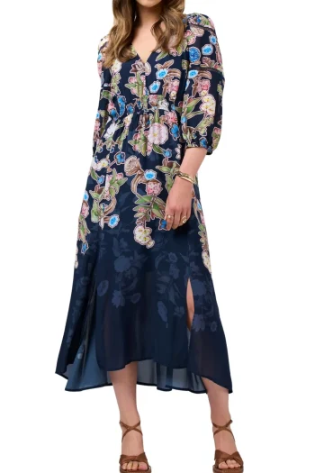 LOOBIES STORY Dresses-MAEVE MIDI DRESS INDIGO