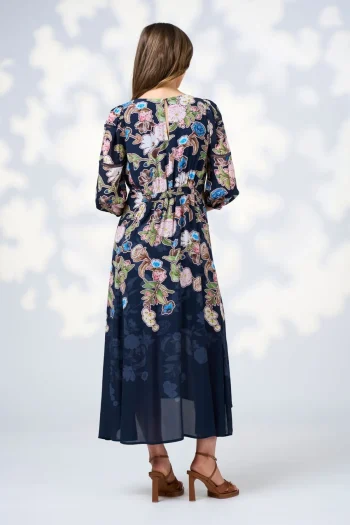 LOOBIES STORY Dresses-MAEVE MIDI DRESS INDIGO