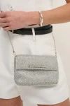 ANGELS WHISPER Bags-MARIE GLOMESH XBODY BAG SILVER
